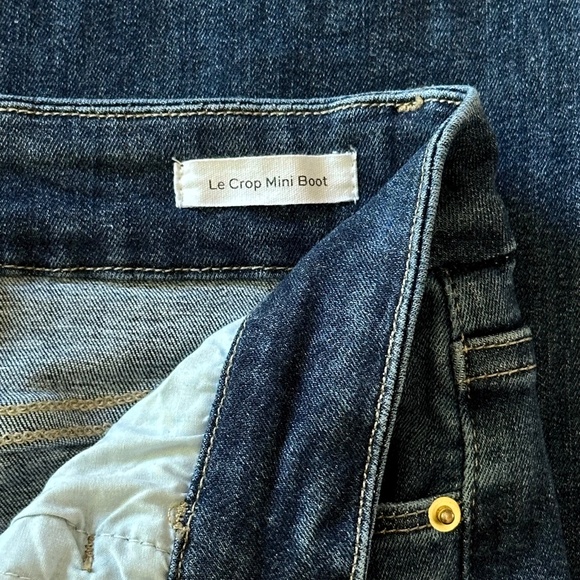 Frame Le Crop Mini Boot Jeans in Somerset - Picture 6 of 11